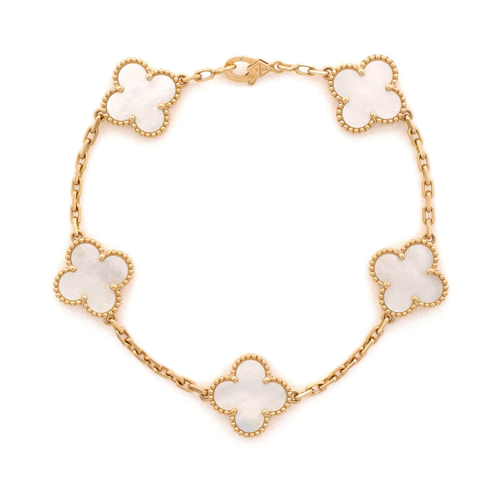 Van Cleef & Arpels Vintage Alhambra 5 Motifs Bracelet
